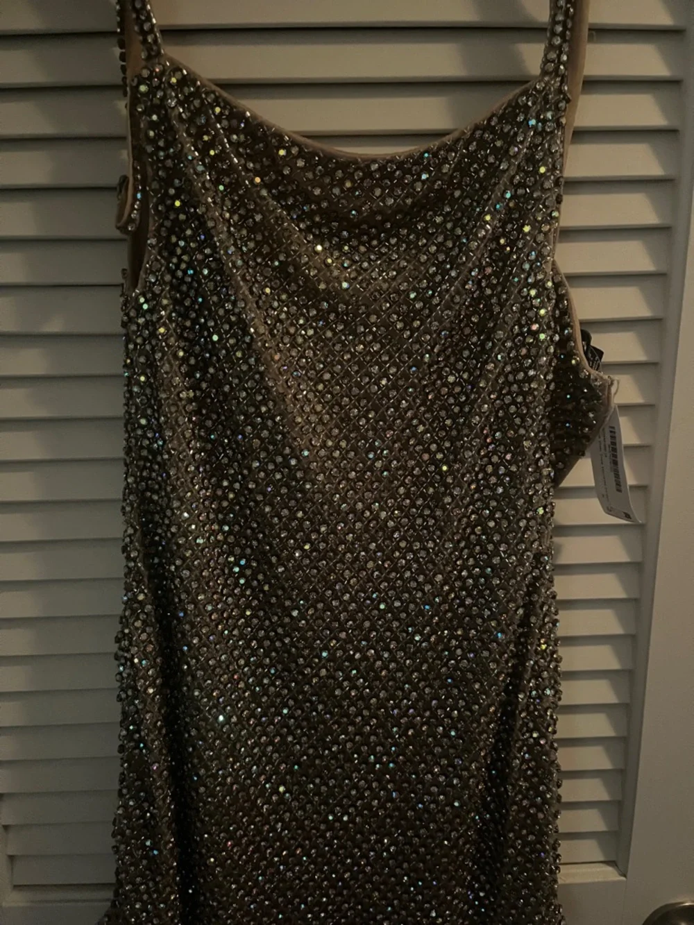 Nasty gal sparkle bling studded rhinestone dress sz us4 - Picture 2 of 3